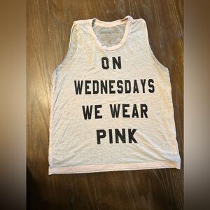 Mean Girls Pink Graphic Tank Top